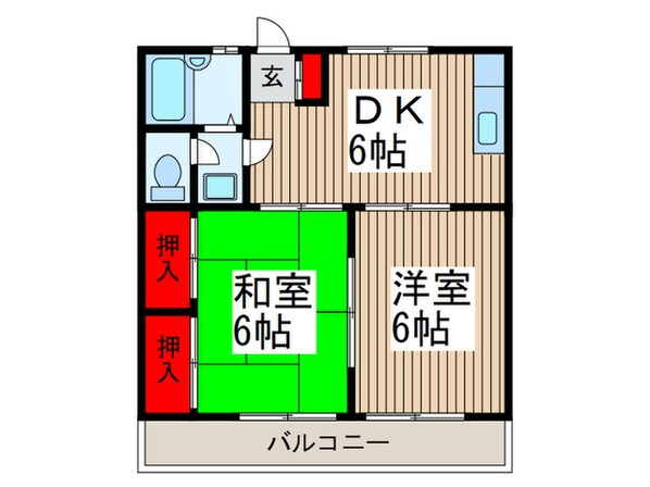 プラムヒルズの物件間取画像